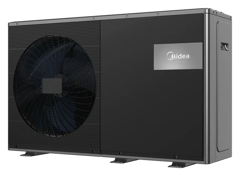 Midea M-Thermal R290 – kültéri egység, 8–16 kW, ferdén jobbról