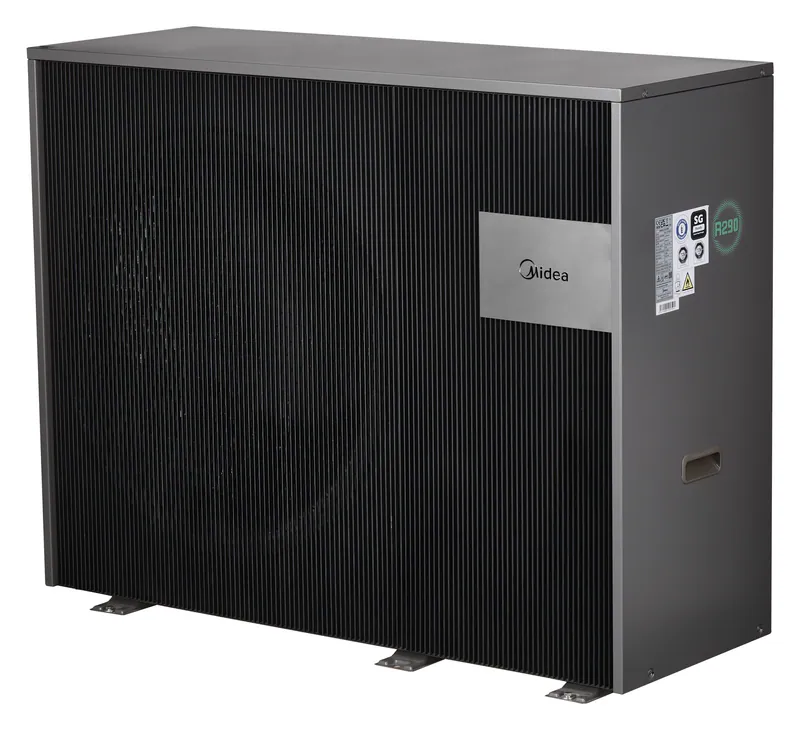 Midea Nature Plus – kültéri egység, ferdén jobbról