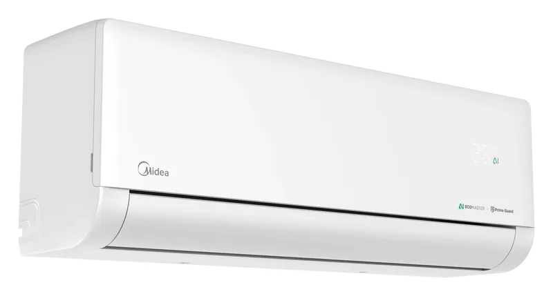 Midea Solstice – fehér, ferdén balról