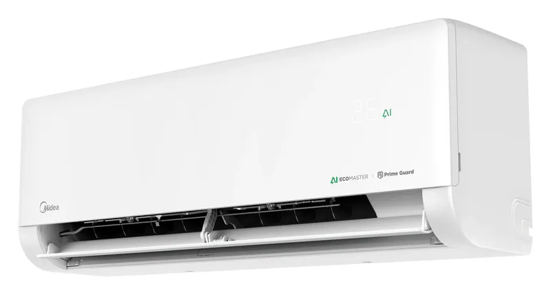 Midea Solstice – fehér, nyitott légterelővel